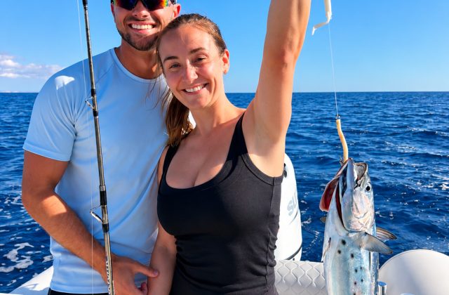 Traina di superficie con skipper nel Salento MATTINA